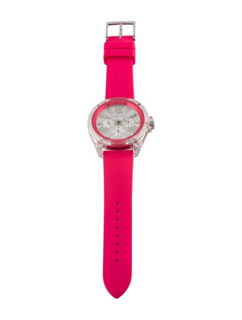 serting michael kors wren pavé neon watch|how to set michael kors watch.